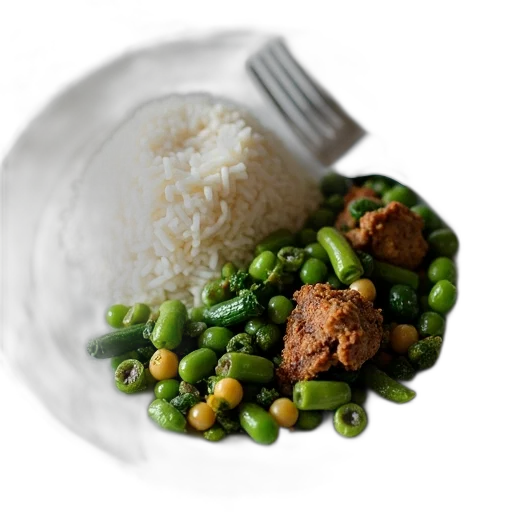 food, 3d render, photorealistic, plate transparent PNG cut-out