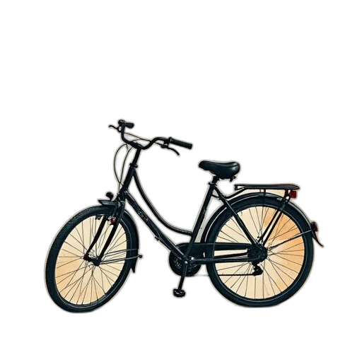 photorealistic, bicycle, illustration transparent PNG cut-out