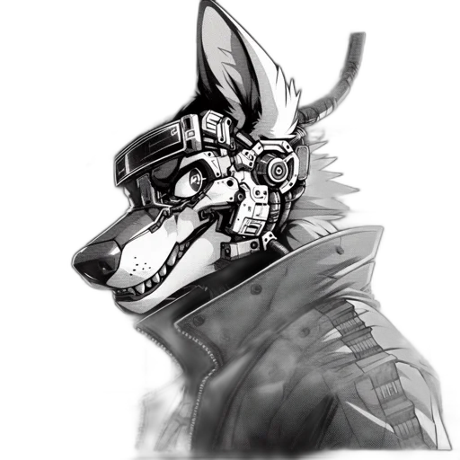 mask, face, robot, jacket transparent PNG cut-out