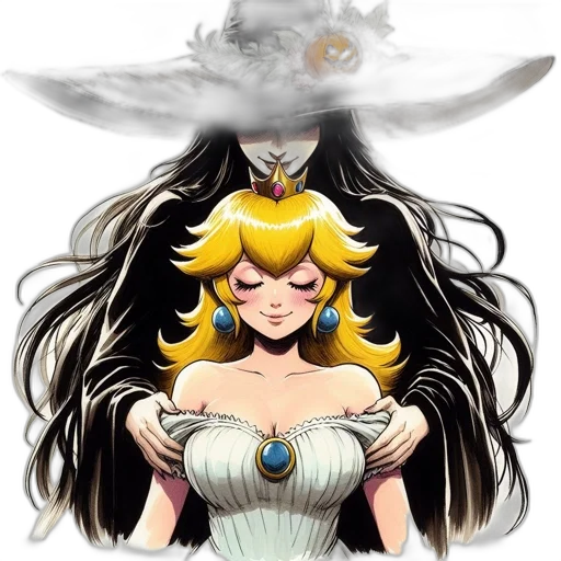 crown, hat, mask, hair transparent PNG cut-out