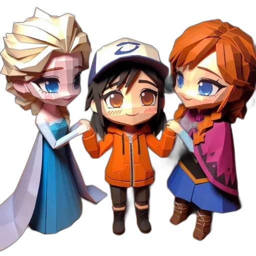 staff, jacket, pixel art, 3d render transparent PNG cut-out