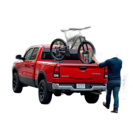 car, concept art, 3d render, man transparent PNG cut-out