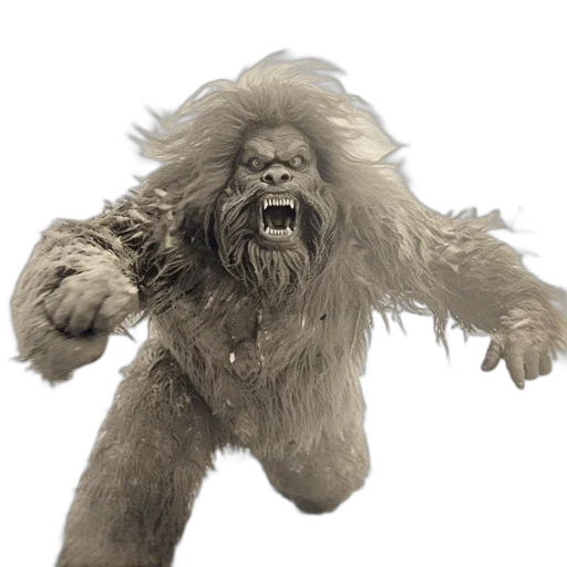 creature, animal, hair, concept art transparent PNG cut-out