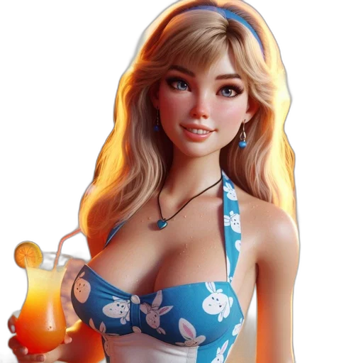 dress, fantasy art, concept art, 3d render transparent PNG cut-out