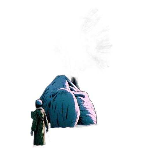 jacket, creature, robot, mask transparent PNG cut-out