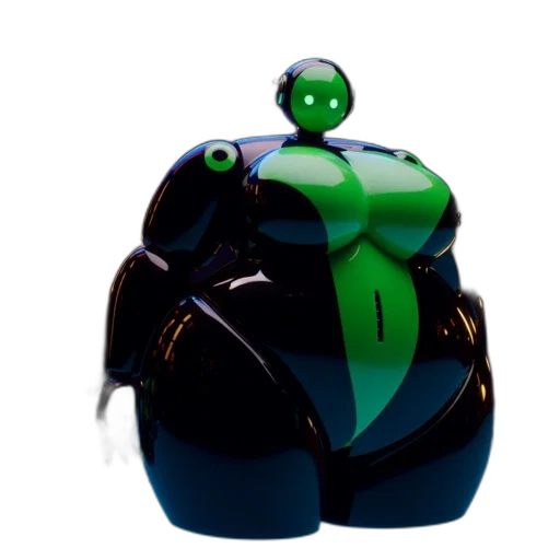 robot, bottle, dress, creature transparent PNG cut-out