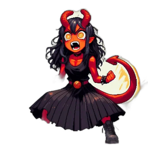 dragon, creature, animal, staff transparent PNG cut-out