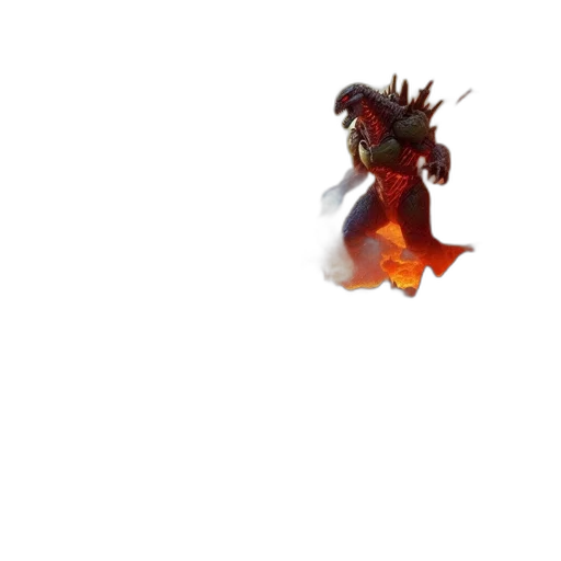 dragon, staff, weapon, creature transparent PNG cut-out