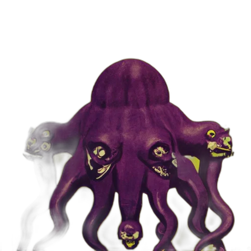 creature, crown, mask, hair transparent PNG cut-out