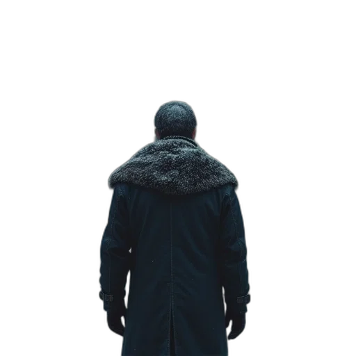 jacket, face, staff, umbrella transparent PNG cut-out