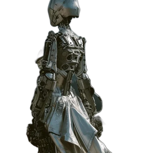 robot, dress, staff, jacket transparent PNG cut-out