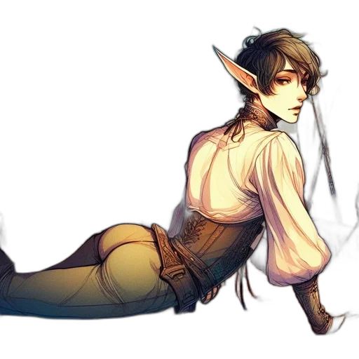 staff, dragon, sword, fantasy art transparent PNG cut-out