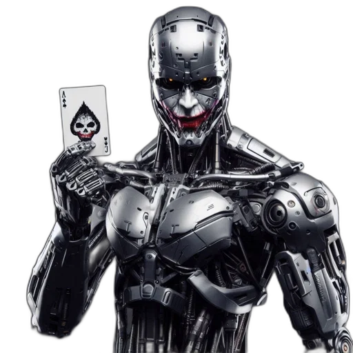 robot, comic book art, concept art, cartoon transparent PNG cut-out