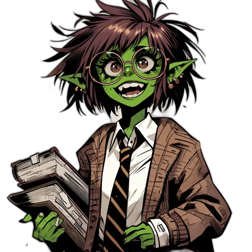 staff, creature, comic book art, concept art transparent PNG cut-out