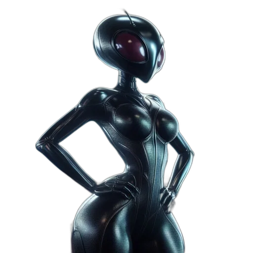 robot, dress, creature, concept art transparent PNG cut-out