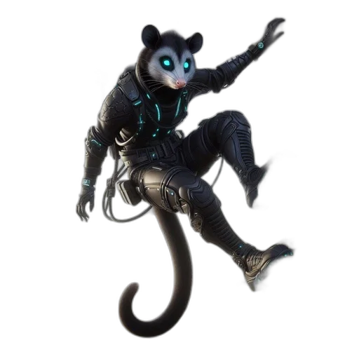 creature, animal, staff, dragon transparent PNG cut-out