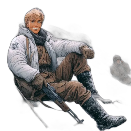 jacket, concept art, comic book art, photorealistic transparent PNG cut-out