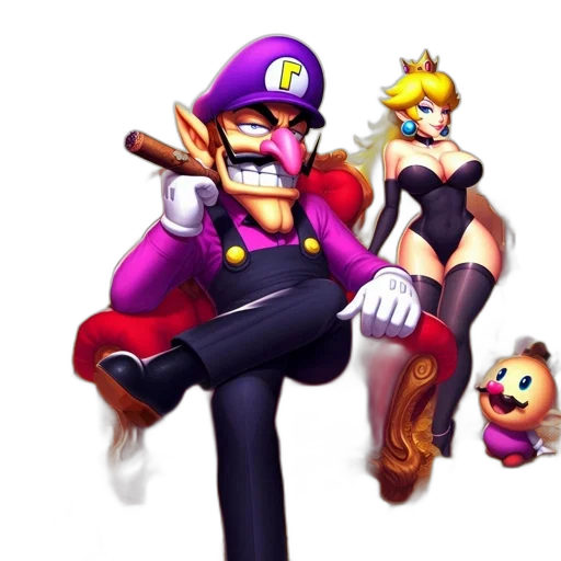 weapon, staff, hat, crown transparent PNG cut-out
