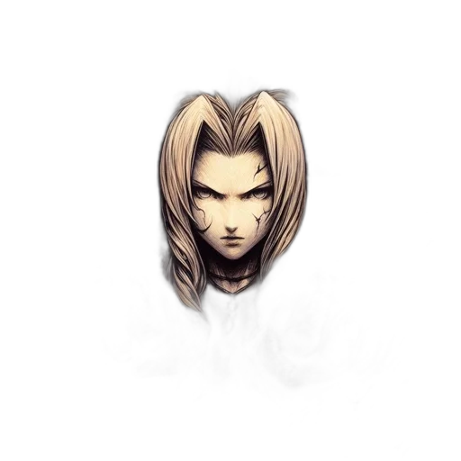 hair, face, mask, crown transparent PNG cut-out