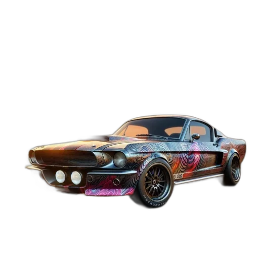 car, 3d render, concept art, photorealistic transparent PNG cut-out