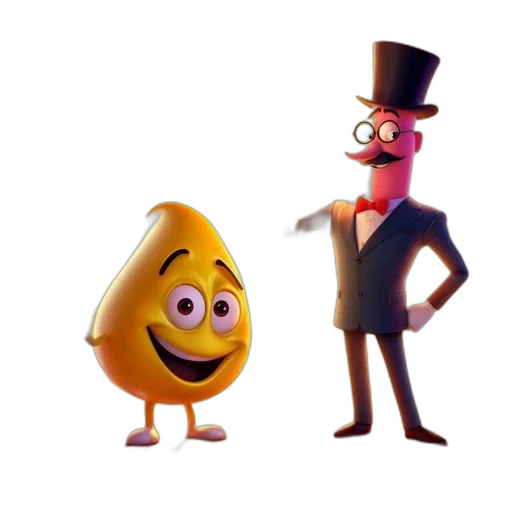 crown, hat, food, staff transparent PNG cut-out