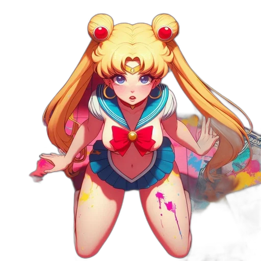 dress, anime, pixel art, concept art transparent PNG cut-out