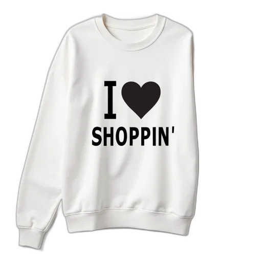white, sweatshirt, graphic, design transparent PNG cut-out