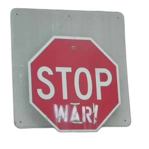 weapon, vaporwave, stop, sign transparent PNG cut-out