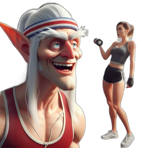 face, hat, concept art, 3d render transparent PNG cut-out