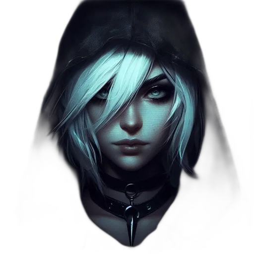 face, mask, jacket, staff transparent PNG cut-out