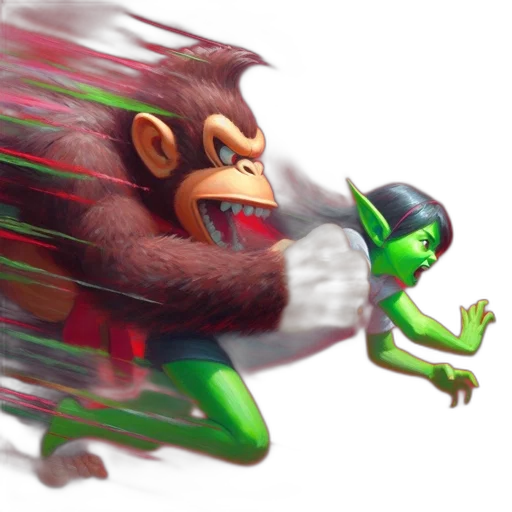 creature, animal, concept art, 3d render transparent PNG cut-out
