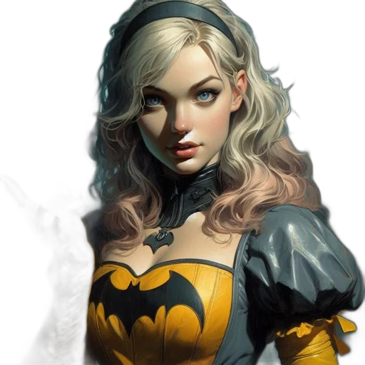 face, dress, comic book art, fantasy art transparent PNG cut-out