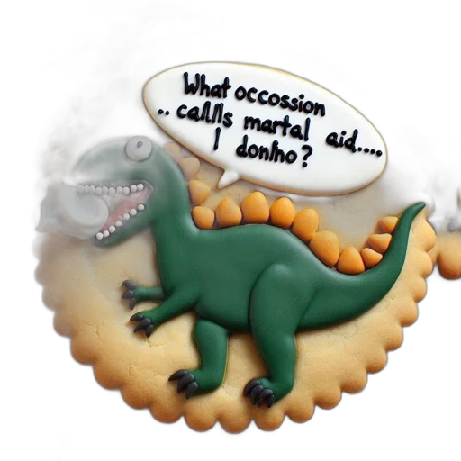 3d render, festive, cookie, portrays transparent PNG cut-out