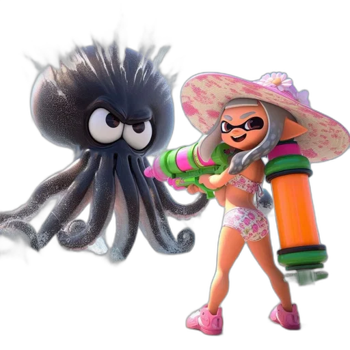 hat, weapon, creature, concept art transparent PNG cut-out