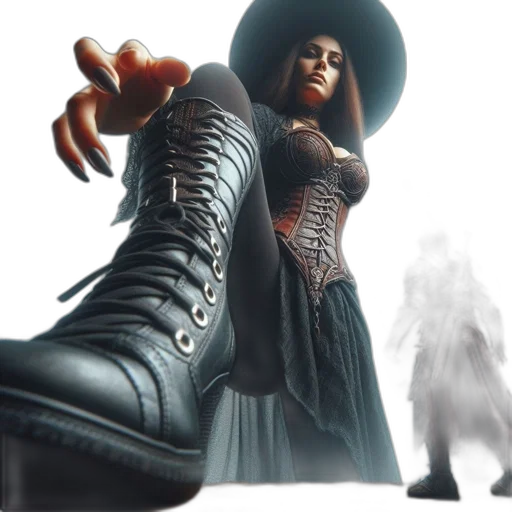 shoes, dress, concept art, photorealistic transparent PNG cut-out