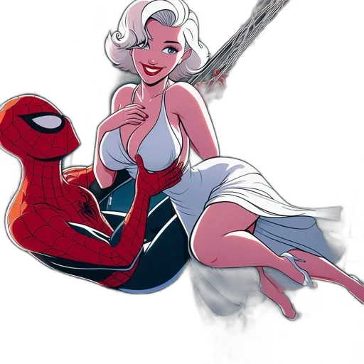 comic book art, concept art, cartoon, fantasy art transparent PNG cut-out