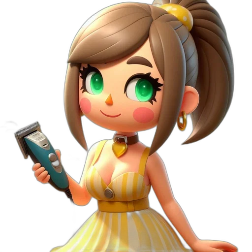 dress, staff, weapon, face transparent PNG cut-out