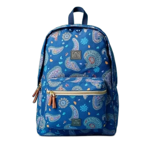 jacket, outer space, blue, backpack transparent PNG cut-out