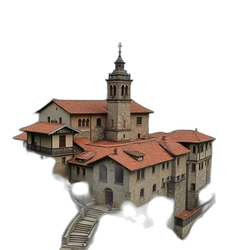 building, 3d render, photorealistic, concept art transparent PNG cut-out