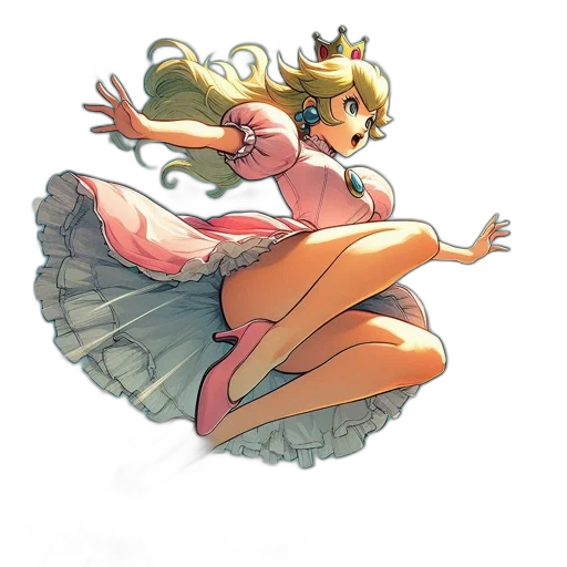 crown, dress, creature, concept art transparent PNG cut-out