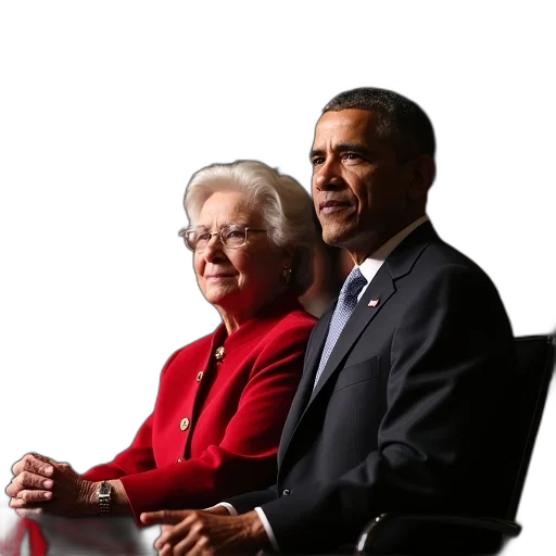 candidate, sits, his, mother transparent PNG cut-out