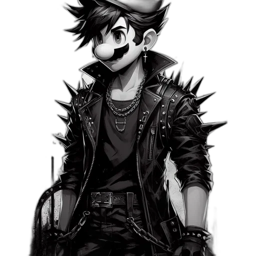 staff, mask, jacket, weapon transparent PNG cut-out