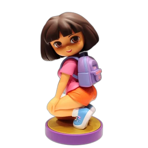 3d render, concept art, figurine, animated transparent PNG cut-out