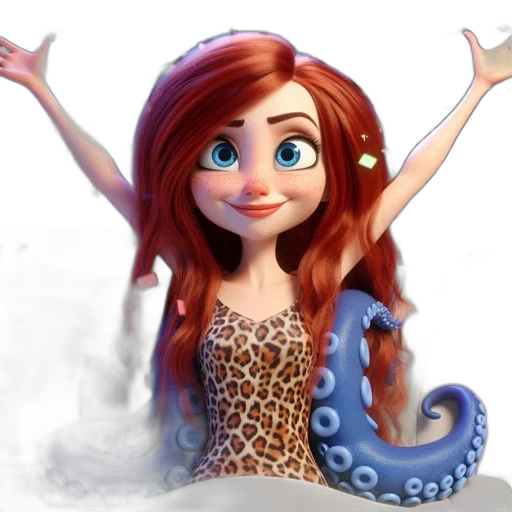 dress, fantasy art, 3d render, cartoon transparent PNG cut-out
