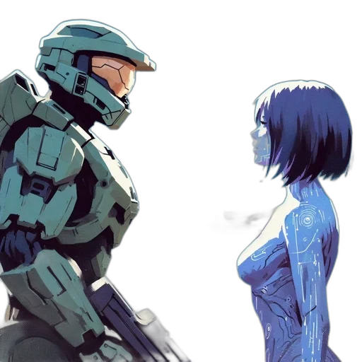 robot, concept art, comic book art, cyberpunk transparent PNG cut-out
