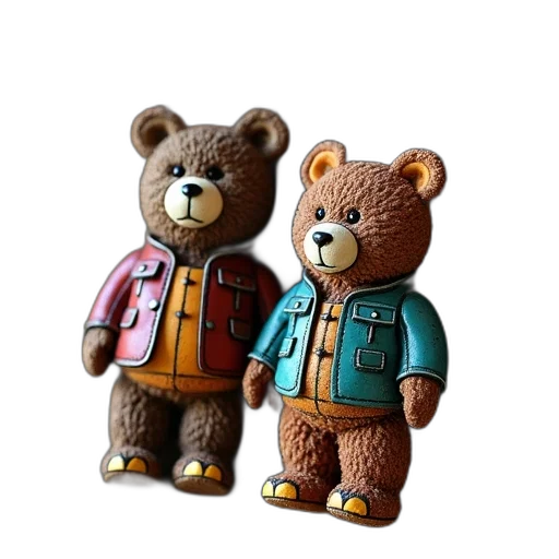 jacket, 3d render, concept art, two transparent PNG cut-out