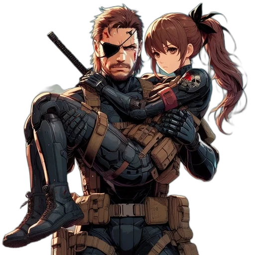 weapon, comic book art, concept art, cyberpunk transparent PNG cut-out
