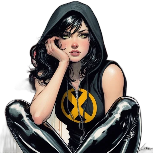 comic book art, concept art, cartoon, fantasy art transparent PNG cut-out