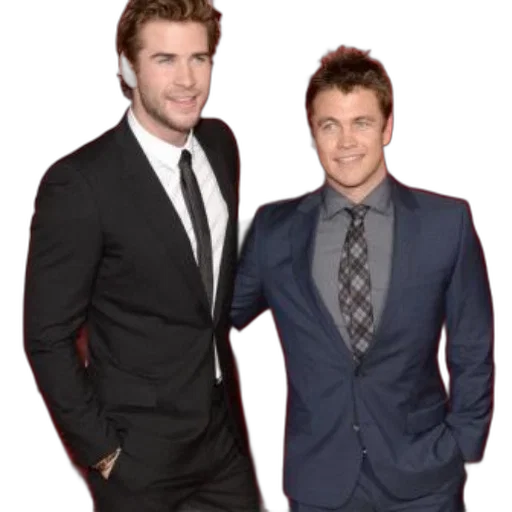 jacket, two, men, suits transparent PNG cut-out