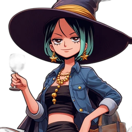 hat, staff, jacket, jewelry transparent PNG cut-out